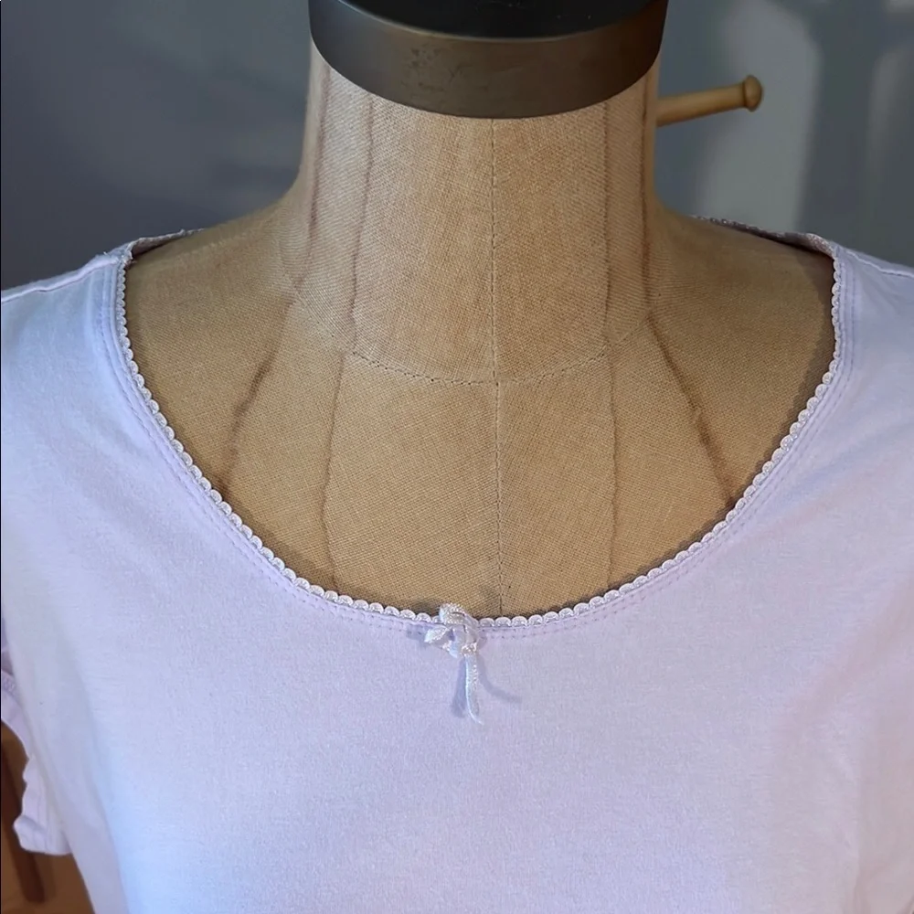 Jockey lilac  Fitted Cap Sleeve pj tee size XL